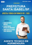 Apostila Teórica para o Concurso Prefeitura Santa Isabel/SP para Agente Técnico Em Agrimensura