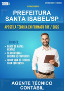 Apostila Teórica para o Concurso Prefeitura Santa Isabel/SP para Agente Técnico Contábil
