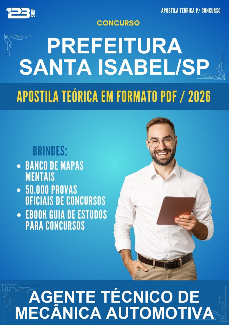Apostila Teórica para o Concurso Prefeitura Santa Isabel/SP para Agente Técnico de Mecânica Automotiva