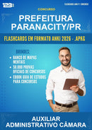 Flashcards Anki para o Concurso Prefeitura Paranacity/PR para Auxiliar Administrativo Câmara - 600 Flashcards