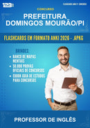 Flashcards Anki para o Concurso Prefeitura Domingos Mourão/PI para Professor de Inglês - 600 Flashcards