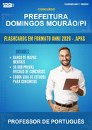 Flashcards Anki para o Concurso Prefeitura Domingos Mourão/PI para Professor de Português - 600 Flashcards