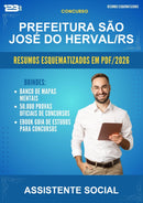 Resumos Esquematizados para o Concurso Prefeitura São José do Herval/RS para Assistente Social