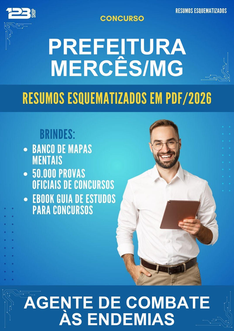 Resumos Esquematizados para o Concurso Prefeitura Mercês/MG para Agente de Combate Às Endemias