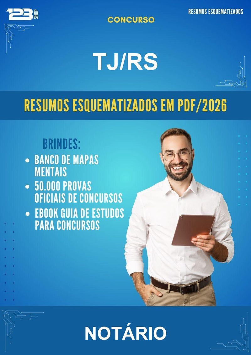 Resumos Esquematizados para o Concurso Tj/RS para Notário