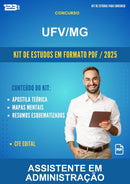 Kit de Estudos para o Concurso Ufv/MG para Assistente Em Administração