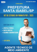 Kit de Estudos para o Concurso Prefeitura Santa Isabel/SP para Agente Técnico de Meio Ambiente