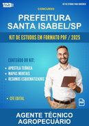Kit de Estudos para o Concurso Prefeitura Santa Isabel/SP para Agente Técnico Agropecuário