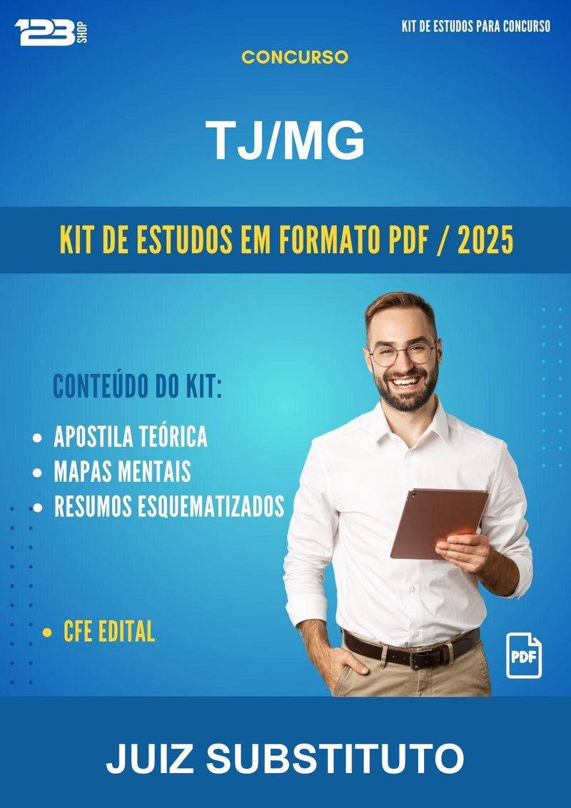 Kit de Estudos para o Concurso Tj/MG para Juiz Substituto