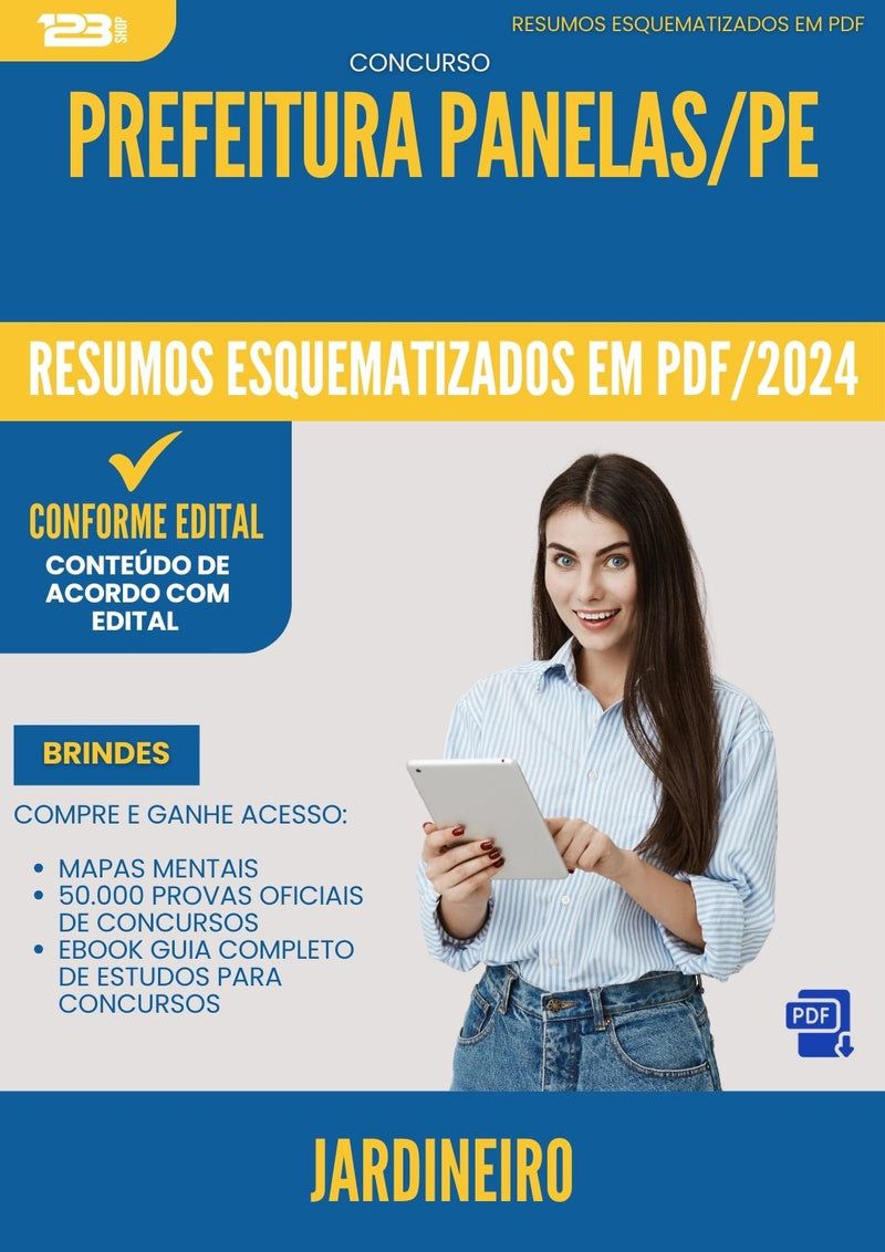 Resumos Esquematizados para Concurso Vigia da Prefeitura Panelas Pe 2024 - Conteúdo de Acordo com Edital