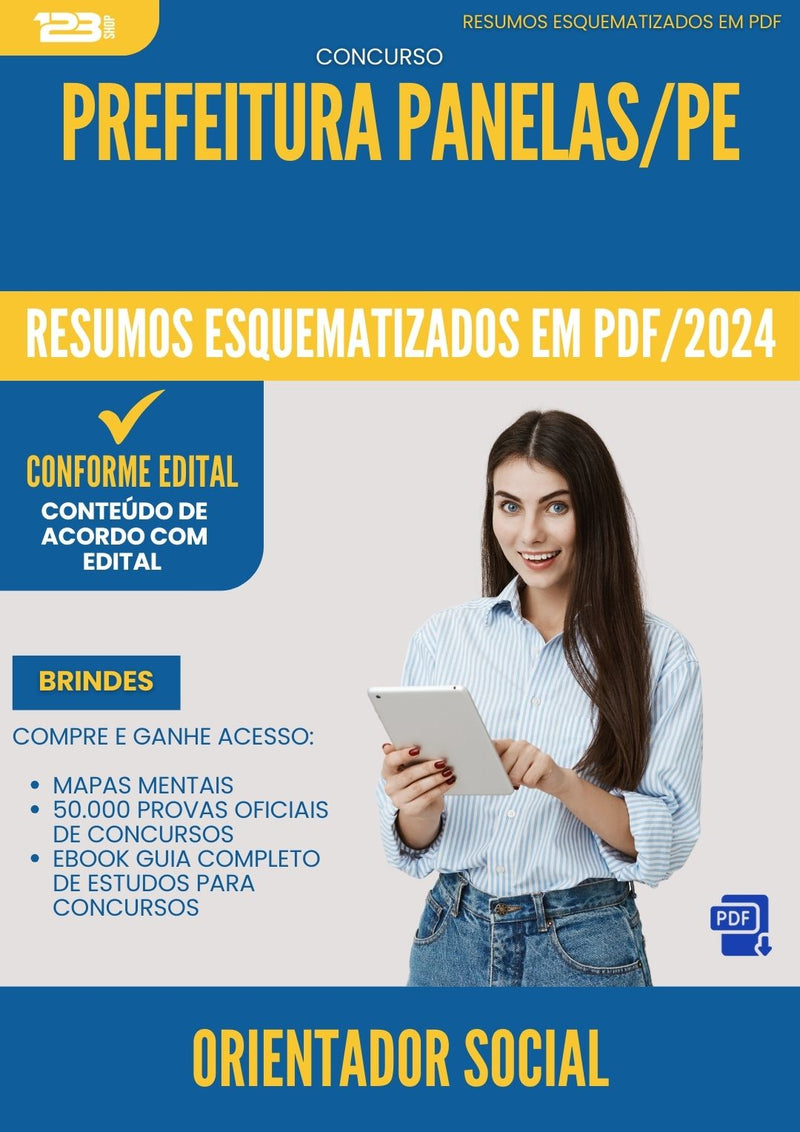 Resumos Esquematizados para Concurso Visitador da Prefeitura Panelas Pe 2024 - Conteúdo de Acordo com Edital