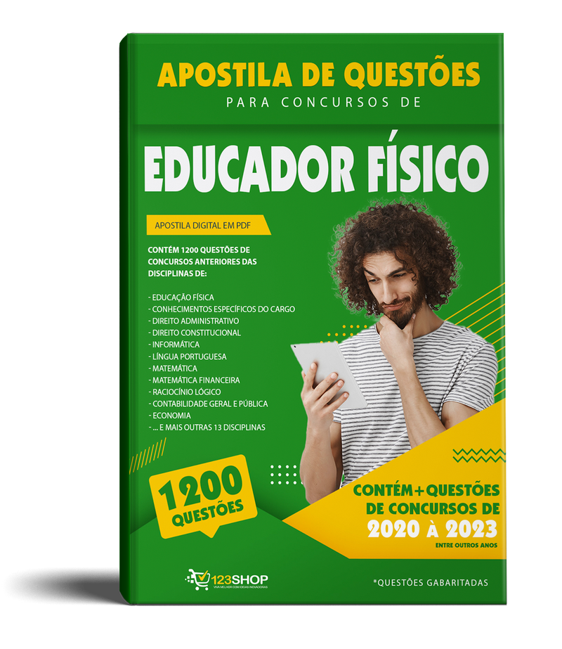 Simulado para Concursos de Educador Físico - Mais de 1.200 Questões Gabaritadas
