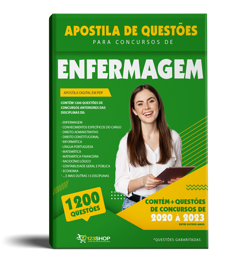 Simulado para Concursos de Enfermagem - Mais de 1.200 Questões Gabaritadas