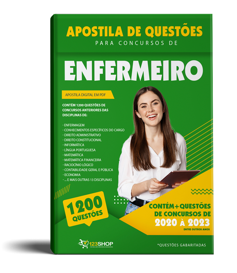 Simulado para Concursos de Enfermeiro - Mais de 1.200 Questões Gabaritadas