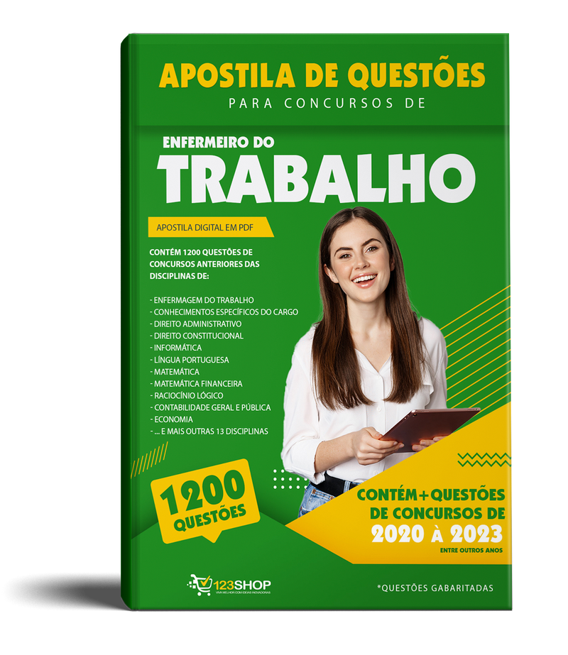 Simulado para Concursos de Enfermeiro do Trabalho - Mais de 1.200 Questões Gabaritadas