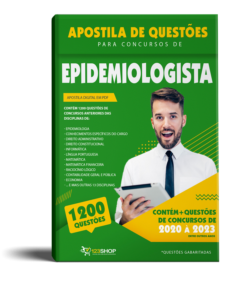 Simulado para Concursos de Epidemiologista - Mais de 1.200 Questões Gabaritadas