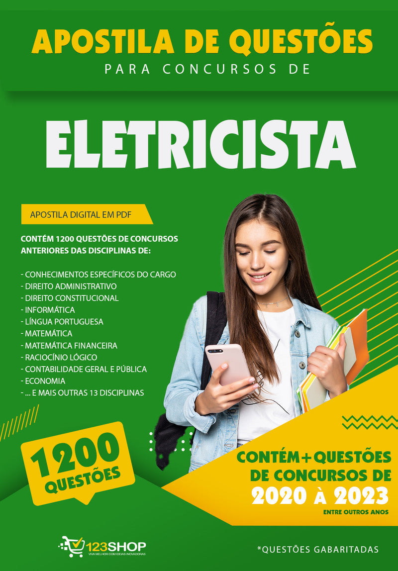 Simulado para Concursos de Eletricista - Mais de 1.200 Questões Gabaritadas